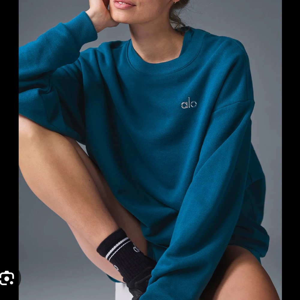 Alo accolade crewneck midnight blue - M/L